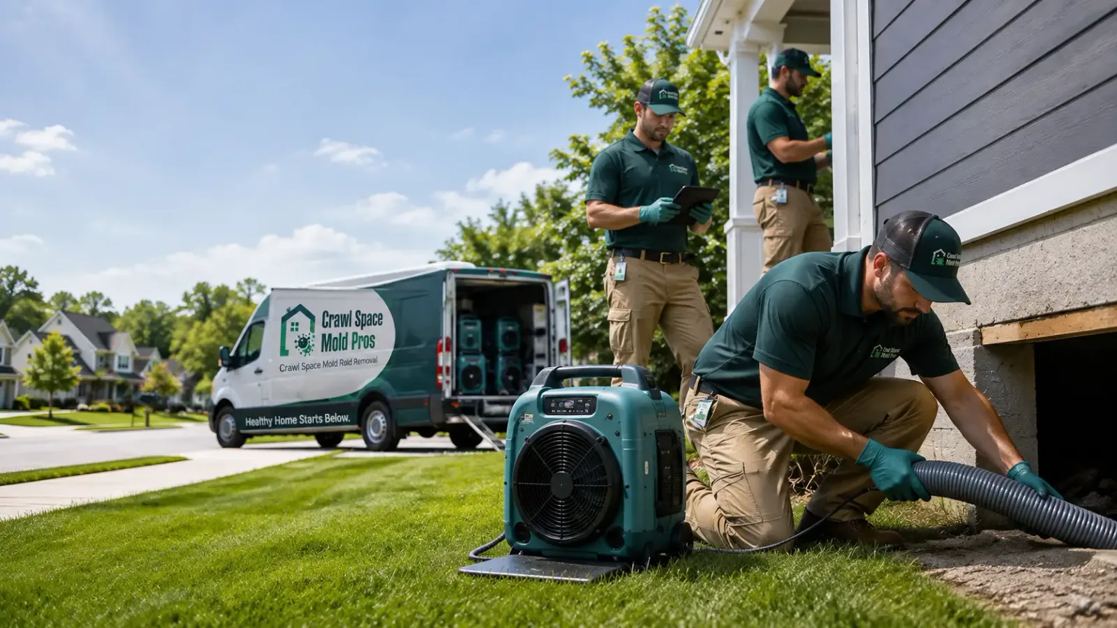 Crawl Space Mold Removal in Syracuse, OH